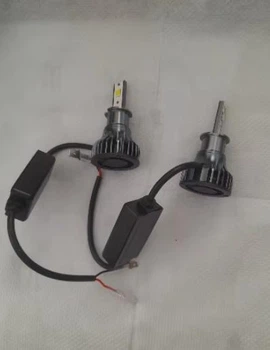 LED лампа трёхцветная H1 светодиодная с обманкой , белый холодный-белый-желтый, правильный пучок света, 1шт