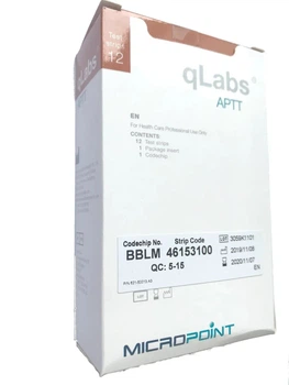Тест-полоски для определения АЧТВ qLabs QS-9 Pro 12 шт.