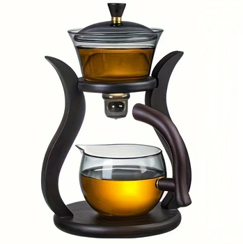 Чайник заварочный стеклянный с магнитным клапаном 350 мл Lazy Kung Fu Glass