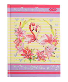 Блокнот ZiBi KIDS Line А6 тб. упав. 64арк. LOVE IS 12719-07 фіолетовий /ZB.12719-07/