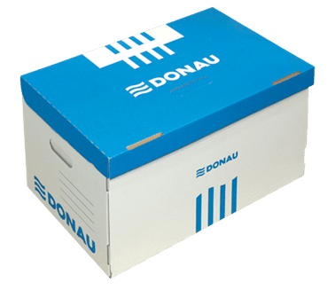 Короб для архівних боксів DONAU 7666301PL-10 синій /7666301PL-10/
