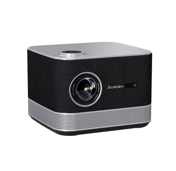 Смарт проектор Aurzen BOOM 3 Black: Full HD (1920x1080), 500 ANSI, Dolby Audio 36W, WebOS, Wi-Fi/Bluetooth чорний (BOOM3)