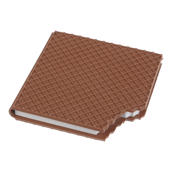 Блокнот ZiBi KIDS Line 90х90мм 80арк. WAFFLE 12470-25 ароматизувань, обкладинка Soft touch (нелінований) /ZB.12470-25/