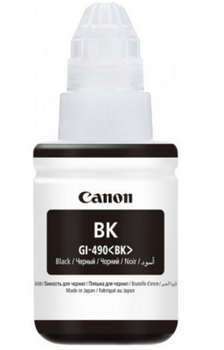 Чорнило для принтера CANON GI-490 Pixma G1400/G2400/G3400 135мл. Black /0663C001/