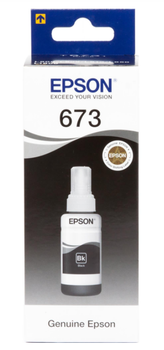 Чорнило для принтера EPSON 673 L800/805/6160/810/850/1800 70мл. Black /C13T67314A/