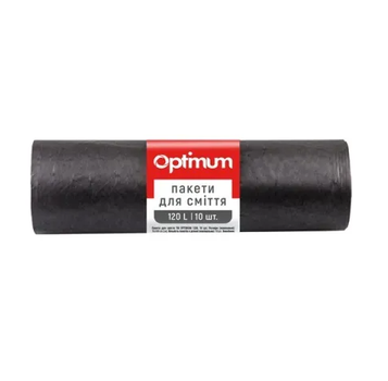 Пакеті д/мусор 120л/ 10шт/70х105см LD PROService Optimum (25) /16118100/
