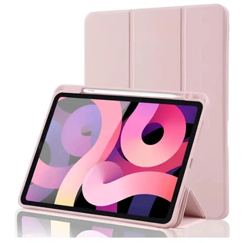 Чохол для iPad 11" (2025) (A16) 11th Gen Smart Case з місцем під стилус з мікрофіброю Pink Sand рожевий бежевий нюдовий