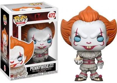 Фигурка Фанко (Примята Коробка) Пеннивайс с корабликом №472 IT Pennywise with Boat Funko B40593