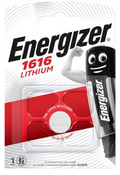 Батарейка ENERGIZER CR1616 3V Lithium 1bl