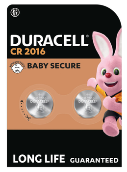 Батарейка DURACELL CR2016 2шт/упак. (ціна за уп)