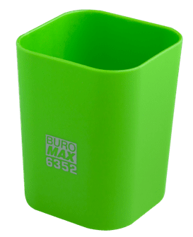 Підставка для ручок BUROMAX 6352-15 RUBBER TOUCH св.зелена /BM.6352-15/