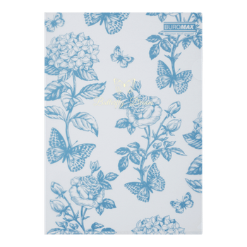 Папка-кутик BUROMAX 3854-95 ARABESKI синьо-сіра (12) /BM.3854-95/
