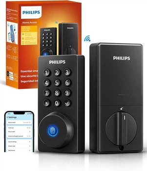 Philips Смарт-замок Wi-Fi з Відбитком Пальця та PIN-кодом з Підтримкою Alexa та Google