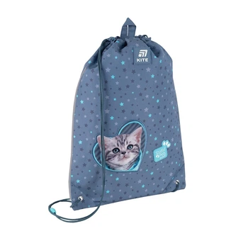 Сумка для обуви Kite Studio Pets 46x33 см синяя (SP25-600M-2)