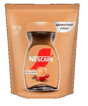 Кофе Nescafe Delicate растворимый порошкообразный 100 г. (8445291978942)