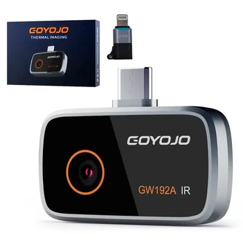 Тепловізор для смартфона GW192A (192×192) для iPhone Lightning і Android USB Type-C, -20°C ~ +400°C Тепловізійна камера