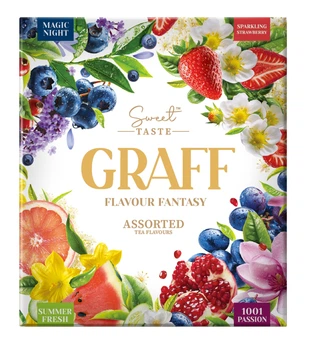 Чай Graff Ассорти Вкусовая фантазия/Flavour Fantasy 32 ком. х 1.5 г. (4820279612683)