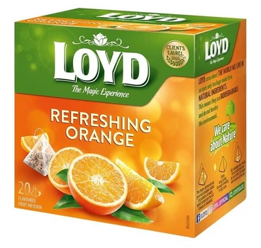 Чай фруктовый Loyd освежающий апельсин 20 шт. х 2,2 г. (5900396028372)