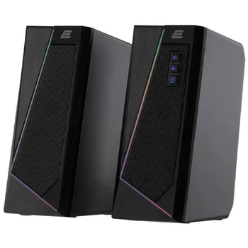 Мультимедійна акустика 2E PCS233 RGB Black (2E-PCS233BK)