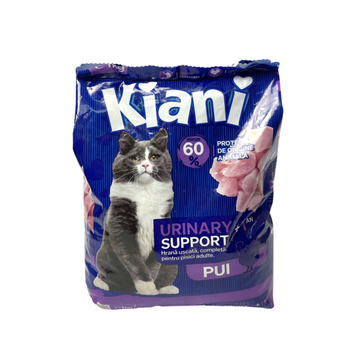 Сухий корм для дорослих котів Kiani Urinary для підтримки сечовидільної системи 1 кг