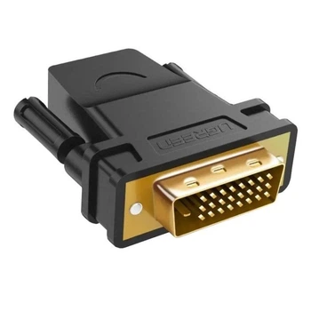 Кабель UGREEN 20124 DVI 24+1 Male to HDMI Female Adapter (Black)