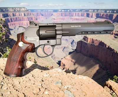 Пневматический револьвер Borner Super Sport 702 Smith & Wesson (металлический, CO₂, кал 4.5 мм BB)