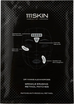 Zestaw maseczek do twarzy 111Skin Wrinkle Erasing Retinol w plachcie 3 x 35 g (5061015161662)