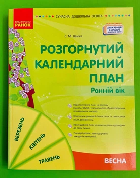 Розгорнутий календарний план, Ранній вік, Весна, Світлана Ванжа, Сучасна дошкільна освіта, Ранок