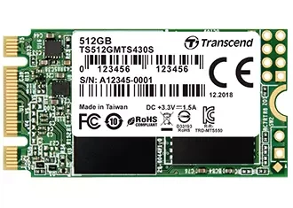 トランセンドジャパン Transcend SSD TS512GMTS430S SSD диск Transcend MTS430S 512GB M.2 SATA III 3D NAND TLC