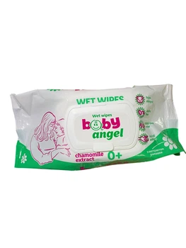 Ежедневные влажные салфетки Baby Angel TM Snow Wipes 120 шт