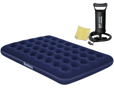 Materac dmuchany Bestway z pompką tłokową 191 x 132 x 22 cm 67002 (5903890606886)