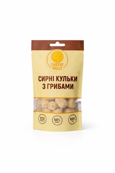 Сир хрусткий сушений ХPYSTкий перекус "Гриби" 35 г