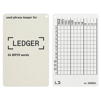 Мнемонічний планшет Lapua Seed phrase keeper for Ledger 12+1 BIP39 слів 1шт (LSPKL)