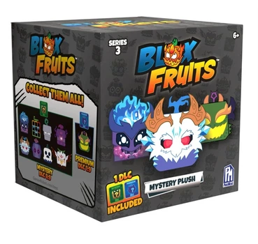 М'яка іграшка Phatmojo Blox Fruits Blind Box Mystery plush with code Series 3 Блокс Фрутc з DLC кодом Roblox 1:9
