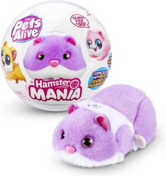 Інтерактивна іграшка Zuru Pets Alive Hamstermania Electronic кумедний хом'ячок