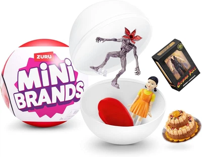 Іграшка-сюрприз Zuru Нетфлікс мініатюри 5 Surprise Mini brands Netflix куля міні брендс герої