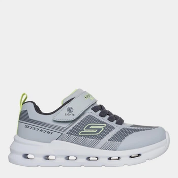 Підліткові кросівки для хлопчика Skechers Glide-Step Lights 400240L GYLM 35 Сірі (199025743730)