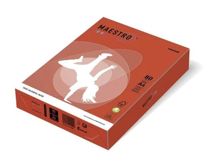 Папір кольоровий А4 80 г/м 500арк Maestro Color кірпічно-червоний ZR09 INTENSIV