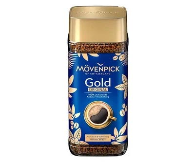 Кофе Movenpick Gold Original растворимый 200 г в стеклянной банке