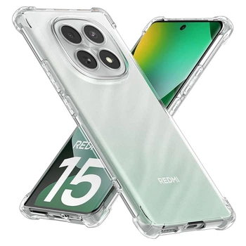 Чехол Fiji Proof для Xiaomi Redmi Note 15 прозрачный бампер с усиленными бортами Transparent
