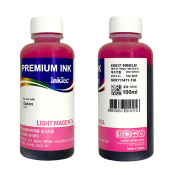 Водорозчинне чорнило InkTec, серія: E0017, для принтерів EPSON (Dye – LIGHT MAGENTA – 100мл)