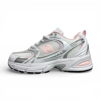 Женские кроссовки спортивные 530 40 Grey-White-Pink