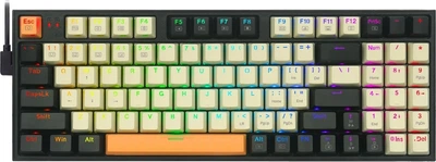 Клавіатура дротова Redragon K636 CLO-RGB Kitava Red Switches USB Black (K636CLO-RGB)