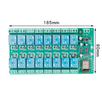 Релейный модуль Arduino ESP12F_Relay 16 Channels Relay Module - 675428