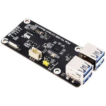 Адаптер PCIe на 4х USB3.2 Gen1 для Raspberry Pi 5 со скоростью до 5Гб - 558665