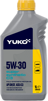 Моторное масло Yuko Super Synthetic C3 5W-30 1 л (4820070245653)