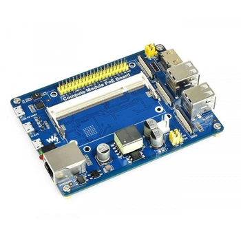 Базовая плата GPIO c PoE для модулей Raspberry Pi CM3/CM3L/CM3+/CM3+L от Waveshare - 410036