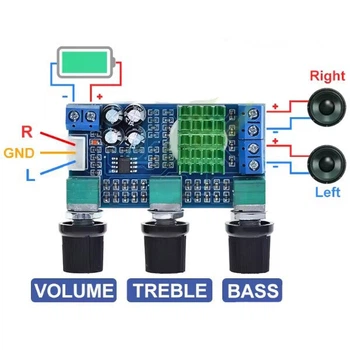 Усилитель звуковых частот "ПЗЧ" стерео 2x80W - 679062
