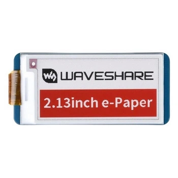Дисплей трехцветный Waveshare E-Ink HAT 2.13" 250x122 для Raspberry Pi - 428480
