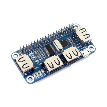 4-х портовый USB HUB HAT для всех моделей Raspberry Pi от Waveshare - 410089